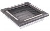 Kratka kominkowa wentylacyjna EXCLUSIVE 16x16cm grafit / inox